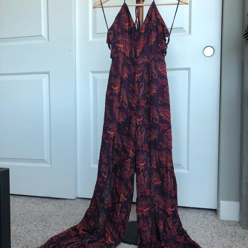 Forever 21 backless jumpsuit